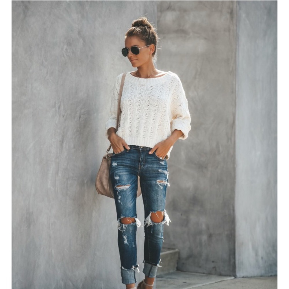 Cable Knit Sweater - Picture 2 of 6